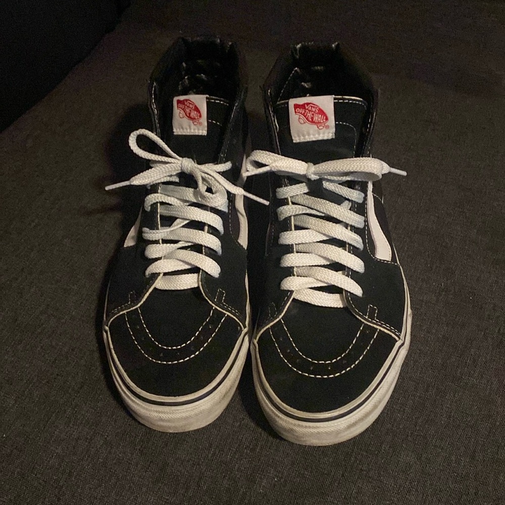 Vans hi-top skate shoes